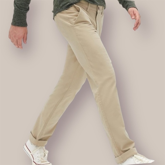 Gap Khakis Tailored Straight Fit Traditional Flat Front Size 34x34 NWOT - Picture 4 of 10